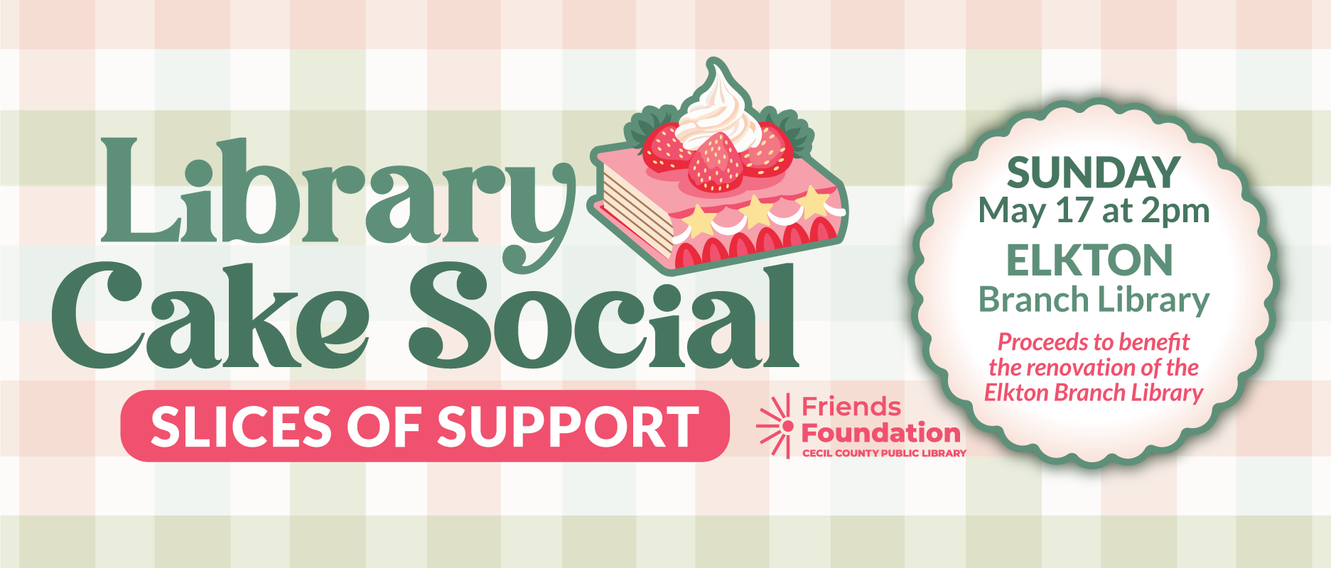 Library Cake Social 2026